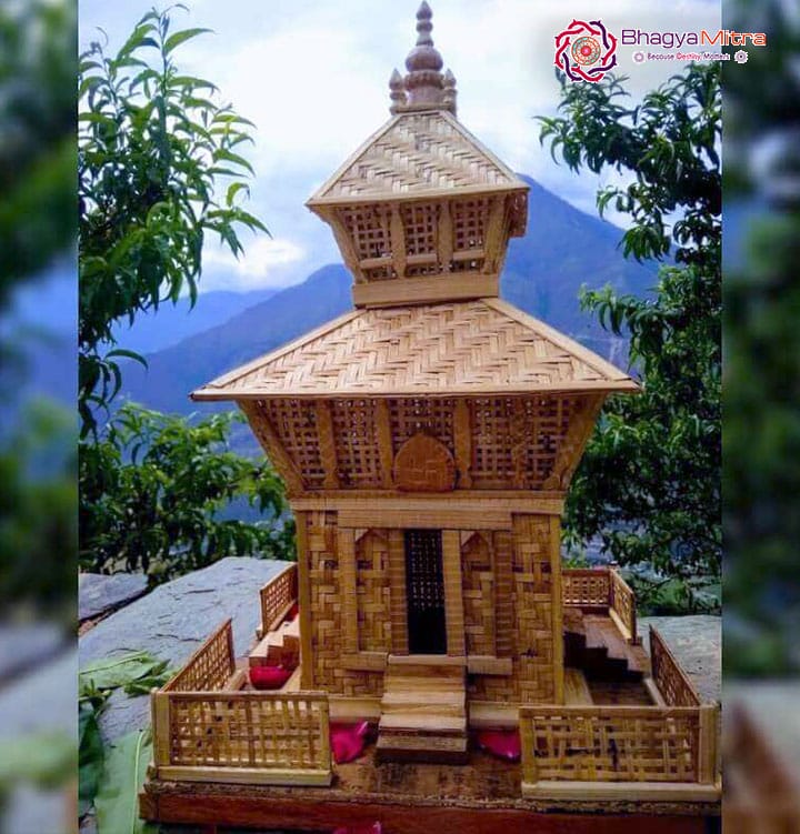 Pashupatinath Temple Replica (Bamboo & Ringaal)